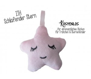 ITH - schlafender Stern für Frühchen & Sternchen - kostenlos für ehrenamtliche Sticker